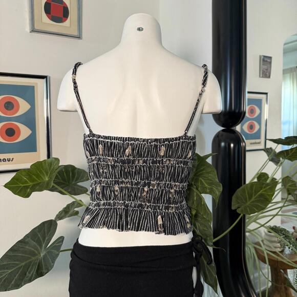 Free People | We The Free Dolce Vita Tank Black SZ Small BC535 - Picture 2 of 6